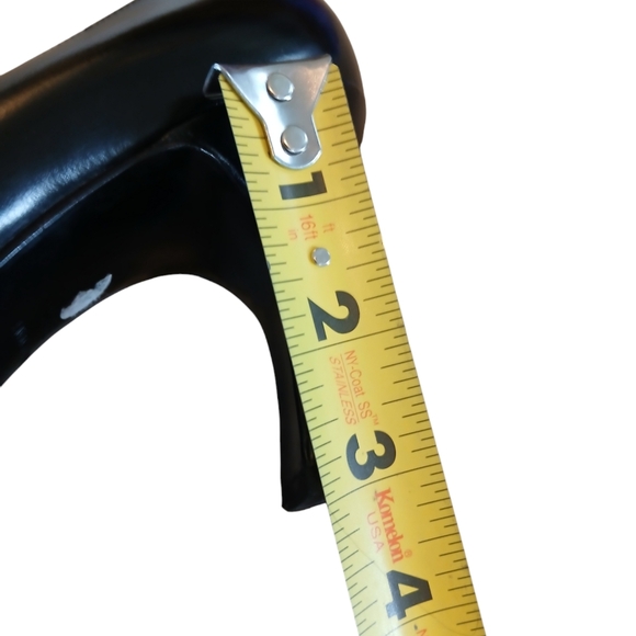 Dolce & Gabanna Fur Top Heel Logo Loafers Womans size 9 / 39 & 1/2 Black - Picture 4 of 12